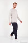 Pamuklu Bisiklet Yaka Basic Erkek Sweat 59050742 TAŞ