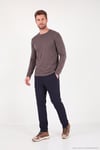 Pamuklu Bisiklet Yaka Basic Erkek Sweat 59050742 KAHVE