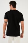 Pamuklu Bisiklet Yaka Basic Erkek T Shirt 59020001 SİYAH