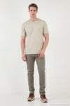 Pamuklu Bisiklet Yaka Basic Erkek T Shirt 59020001 TAŞ