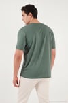 Pamuklu Bisiklet Yaka Basic Erkek T Shirt 59020001 NEFTİ