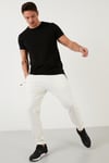 Pamuklu Bisiklet Yaka Basic Erkek T Shirt 59020001 SİYAH