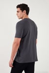 Pamuklu Bisiklet Yaka Basic Erkek T Shirt 59020001 ANTRASİT