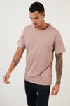 Pamuklu Bisiklet Yaka Basic Erkek T Shirt 59020001 PUDRA