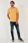 Pamuklu Bisiklet Yaka Basic Erkek T Shirt 59020001 HARDAL
