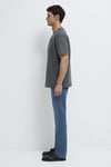 Pamuklu Bisiklet Yaka Basic Erkek T Shirt 0612731-70088 KOYU GRİ