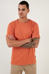 Pamuklu Bisiklet Yaka Basic Erkek T Shirt 59020001 Tarçın