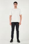 Pamuklu Bisiklet Yaka Kısa Kollu Erkek T Shirt 5904114 EKRU