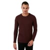 Pamuklu Bisiklet Yaka Normal Kalıp Basic Erkek Sweat 5905073 VİŞNE