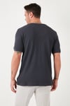 Pamuklu Bisiklet Yaka Regular Fit Basic Erkek T Shirt 5902759 ANTRASİT