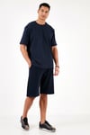 Pamuklu Bisiklet Yaka Regular Fit Basic Erkek T Shirt 5902731 İNDİGO