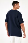 Pamuklu Bisiklet Yaka Regular Fit Basic Erkek T Shirt 5902731 İNDİGO