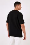 Pamuklu Bisiklet Yaka Regular Fit Basic Erkek T Shirt 5902731 SİYAH