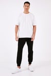 Pamuklu Bisiklet Yaka Regular Fit Basic Erkek T Shirt 5902731 EKRU