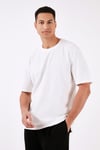 Pamuklu Bisiklet Yaka Regular Fit Basic Erkek T Shirt 5902731 EKRU