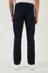 Pamuklu Comfort Fit Normal Bel Boru Paça Jeans Erkek Kot Pantolon 4412C19TEXAS LACİVERT