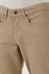 Pamuklu Comfort Fit Normal Bel Boru Paça Jeans Erkek Kot Pantolon 4412C19TEXAS BEJ