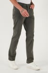 Pamuklu Comfort Fit Normal Bel Boru Paça Jeans Erkek Kot Pantolon 4412C19TEXAS HAKİ