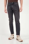 Pamuklu Comfort Fit Normal Bel Jeans Erkek Kot Pantolon 4412C88TEXAS SİYAH