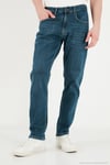 Pamuklu Comfort Fit Normal Bel Jeans Erkek Kot Pantolon 4400C52TEXAS YEŞİL-MAVİ