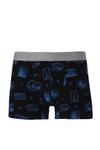 Pamuklu Desenli Erkek Boxer JFBDEG07 Multicolor