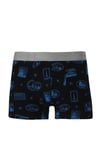 Pamuklu Desenli Erkek Boxer JFBDEG07 Multicolor