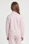 Pamuklu Dik Yaka Fermuarlı Kız Çocuk Sweat 921136-9877 PEMBE