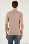 Pamuklu Düğme Detaylı Regular Fit V Yaka 3'lü Paket Erkek T Shirt 5902122S3 Antrasit-Taş-Siyah