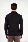 Pamuklu Düğmeli Erkek Polo Yaka Sweat 5905838 SİYAH