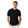 Pamuklu Düğmeli  T Shirt Erkek Polo 0438101 SİYAH