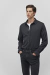 Pamuklu Fitted Fit Örme Erkek Gömlek 0211244-900 SİYAH