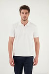 Pamuklu Kısa Kollu Düğmeli Erkek Polo T Shirt 5904049 EKRU