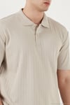 Pamuklu Kısa Kollu Düğmeli Erkek Polo T Shirt 5904051 TAŞ