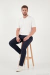 Pamuklu Kısa Kollu Düğmeli Erkek Polo T Shirt 5904051 EKRU