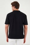 Pamuklu Kısa Kollu Düğmeli Erkek Polo T Shirt 5904051 SİYAH