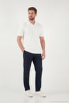 Pamuklu Kısa Kollu Düğmeli Erkek Polo T Shirt 5904051 EKRU