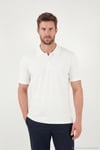 Pamuklu Kısa Kollu Düğmeli Erkek Polo T Shirt 5904051 EKRU