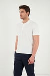 Pamuklu Kısa Kollu Düğmeli Erkek Polo T Shirt 5904049 EKRU