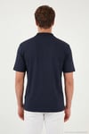 Pamuklu Kısa Kollu Düğmeli Erkek Polo T Shirt 5904051 İNDİGO