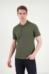 Pamuklu Kısa Kollu Düğmeli Erkek Polo T Shirt 5904049 HAKİ