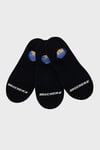 Pamuklu Logolu 3 Pack Unisex Çorap S2520314-3817 SİYAH