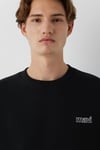 Pamuklu Logolu Bisiklet Yaka Erkek Sweat 0S10379-900 SİYAH
