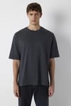 Pamuklu Logolu Bisiklet Yaka Erkek T Shirt 0620178-70087 ANTRASİT