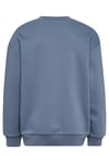 Pamuklu Logolu Loose Fit Bisiklet Yaka Unisex Çocuk Sweat 232950-2828 MAVİ