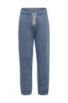 Pamuklu Logolu Loose Fit Elastik Paça Unisex Çocuk Eşofman Altı 232951-2828 MAVİ