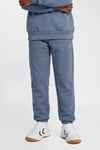 Pamuklu Logolu Loose Fit Elastik Paça Unisex Çocuk Eşofman Altı 232951-2828 MAVİ