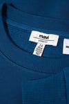 Pamuklu Loose Fit Baskılı Bisiklet Yaka Kız Çocuk Sweat 7S10164-89110 PETROL