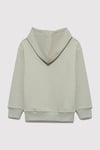 Pamuklu Loose Fit Baskılı Kapüşon Yaka Erkek Çocuk Sweat 6610110-70155 AÇIK HAKİ