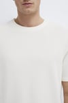 Pamuklu Loose Fit Bisiklet Yaka Basic Erkek T Shirt 0613153-70056 KREM