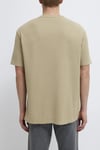 Pamuklu Loose Fit Bisiklet Yaka Basic Erkek T Shirt 0613153-70204 Olive